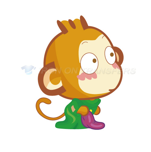 Monkey Iron-on Stickers (Heat Transfers)NO.8664
